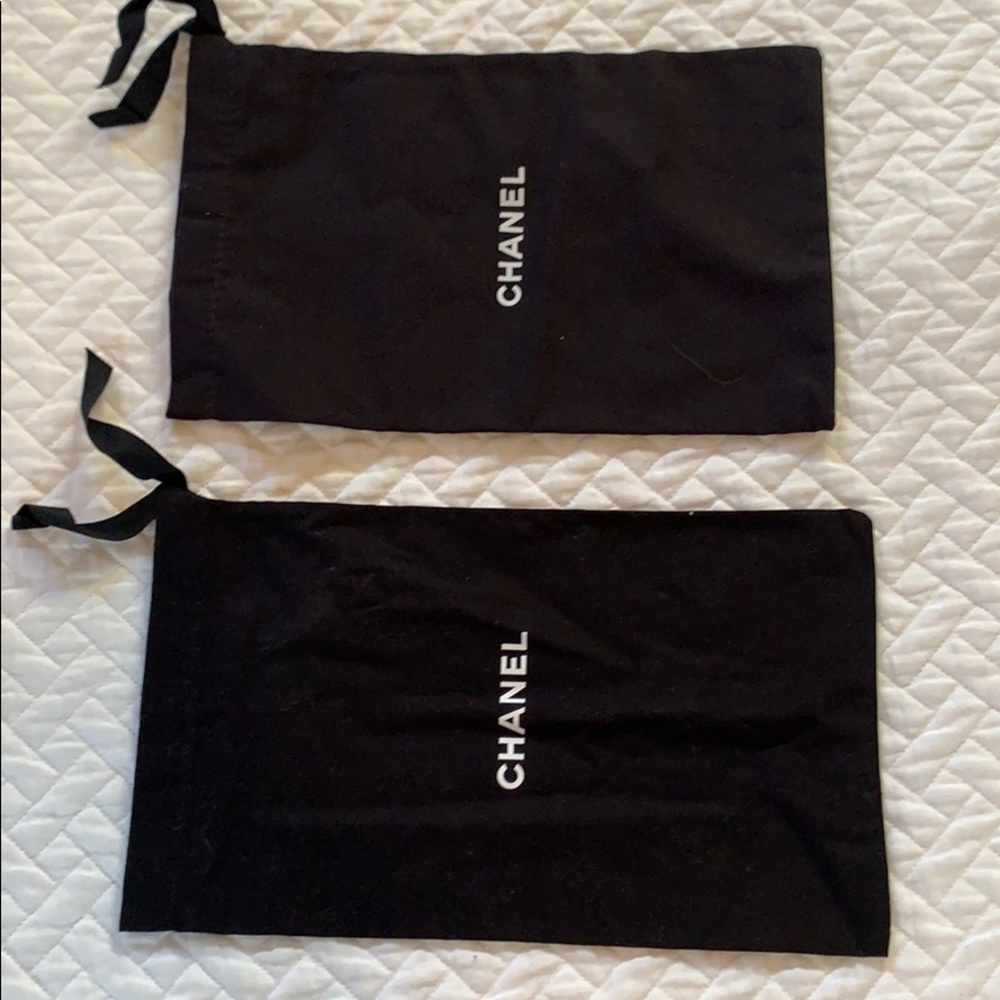 Chanel sandal dust bags (set of 2)